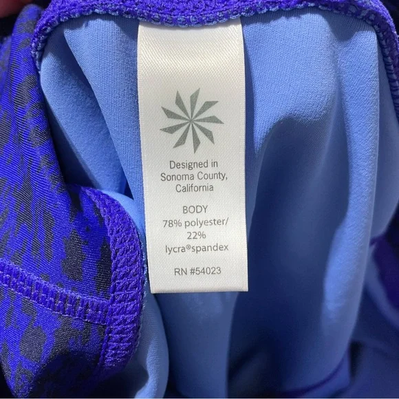 Athleta Asym Sonar Camo 7/8 Leggings XS - Picture 7 of 9